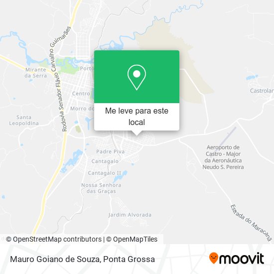 Mauro Goiano de Souza mapa