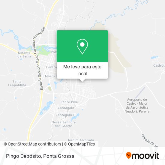 Pingo Depósito mapa