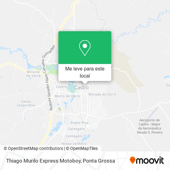Thiago Murilo Express Motoboy mapa