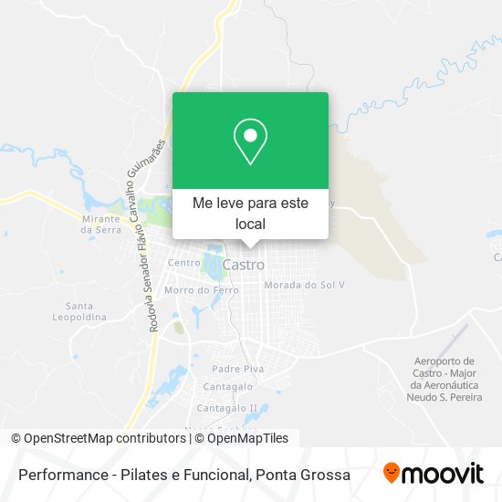 Performance - Pilates e Funcional mapa