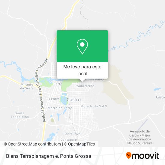 Blens Terraplanagem e mapa