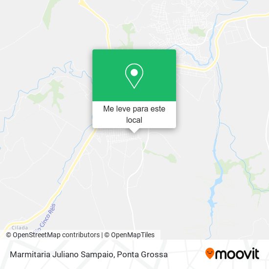 Marmitaria Juliano Sampaio mapa
