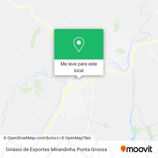 Ginásio de Esportes Mirandinha mapa