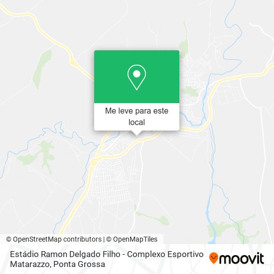 Estádio Ramon Delgado Filho - Complexo Esportivo Matarazzo mapa