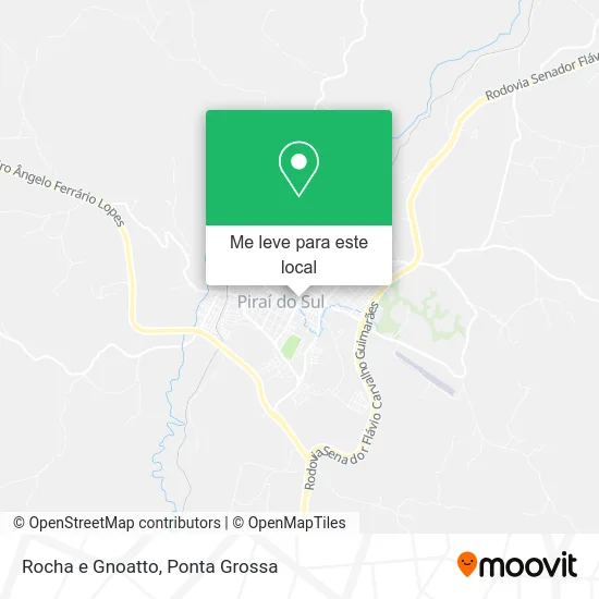 Rocha e Gnoatto mapa