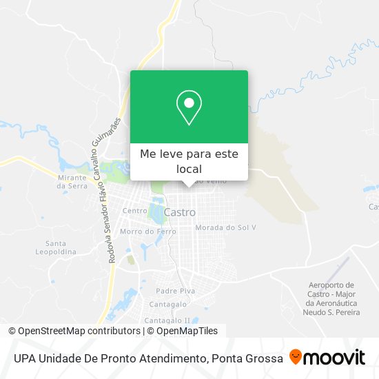 UPA	Unidade De Pronto Atendimento mapa