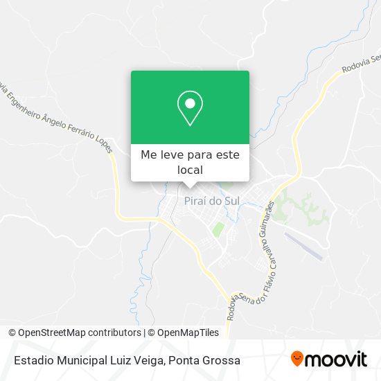 Estadio Municipal Luiz Veiga mapa