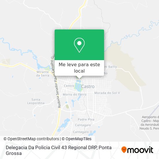 Delegacia Da Policia Civil 43 Regional DRP mapa