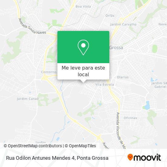 Rua Odilon Antunes Mendes 4 mapa