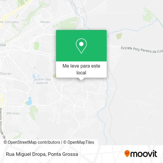 Rua Miguel Dropa mapa
