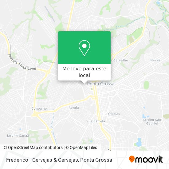 Frederico - Cervejas & Cervejas mapa