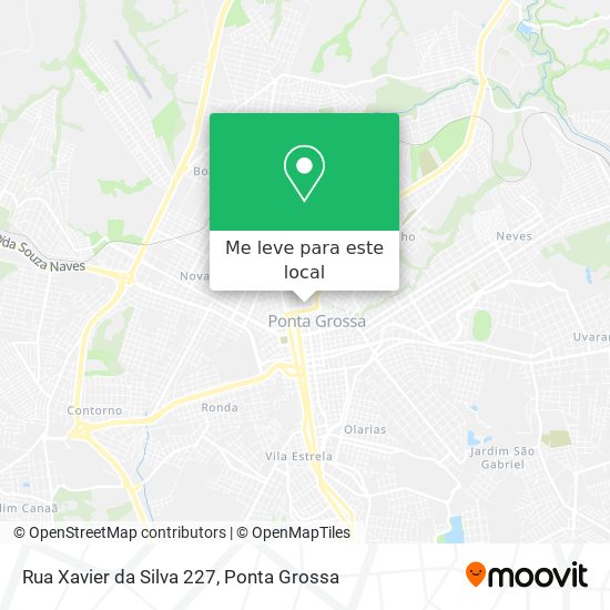 Rua Xavier da Silva 227 mapa