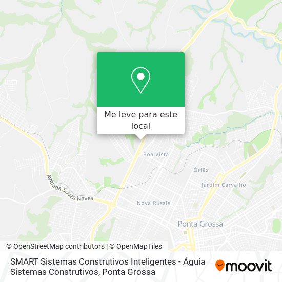 SMART Sistemas Construtivos Inteligentes - Águia Sistemas Construtivos mapa