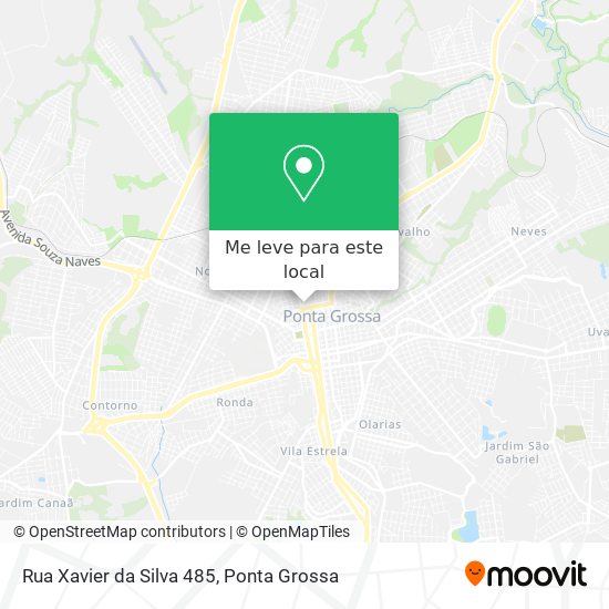 Rua Xavier da Silva 485 mapa