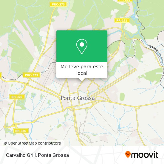 Carvalho Grill mapa