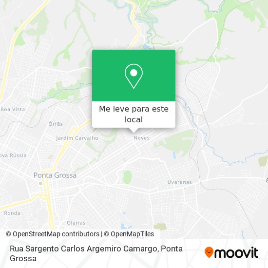 Rua Sargento Carlos Argemiro Camargo mapa