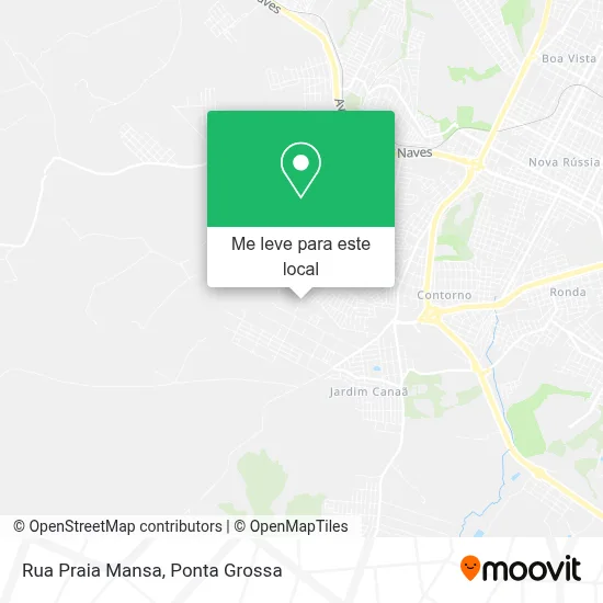 Rua Praia Mansa mapa