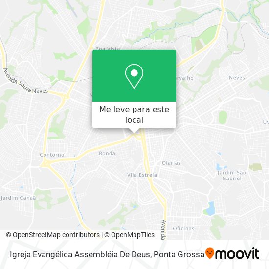 Igreja Evangélica Assembléia De Deus mapa