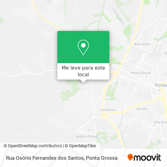 Rua Osório Fernandes dos Santos mapa