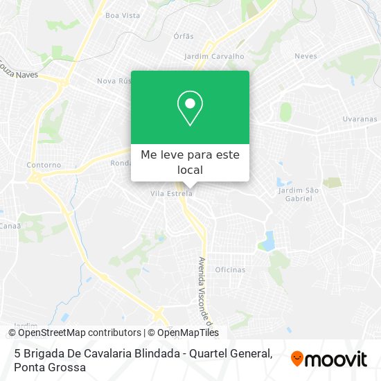 5 Brigada De Cavalaria Blindada - Quartel General mapa