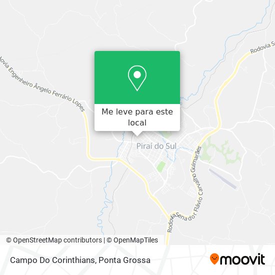 Campo Do Corinthians mapa