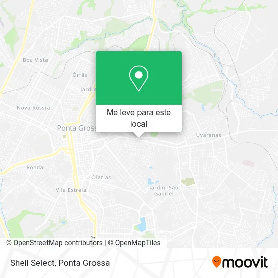Shell Select mapa
