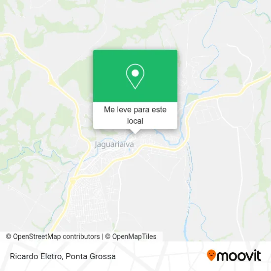 Ricardo Eletro mapa