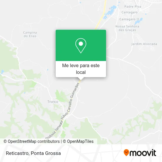 Reticastro mapa