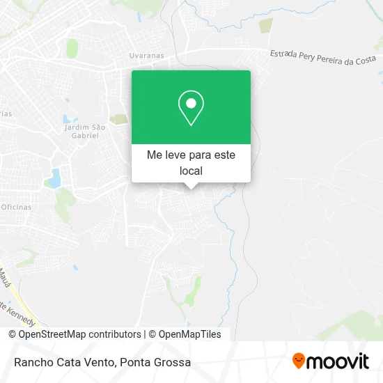 Rancho Cata Vento mapa