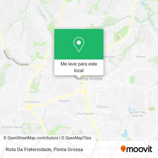 Rota Da Fraternidade mapa
