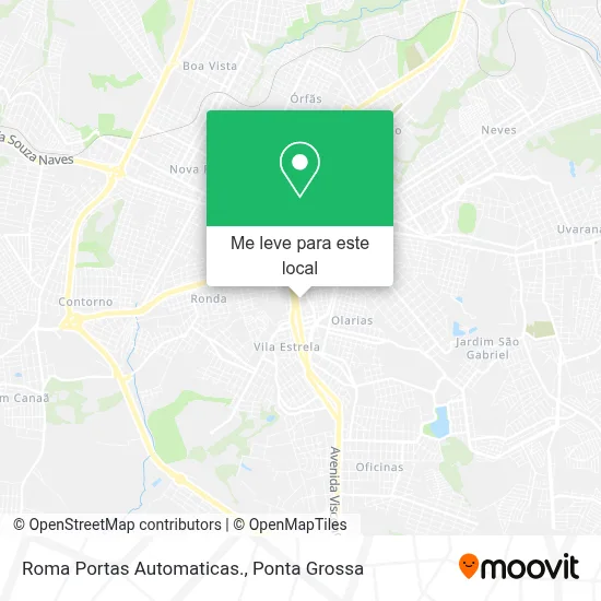 Roma Portas Automaticas. mapa