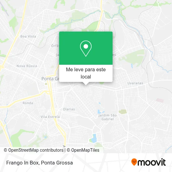 Frango In Box mapa