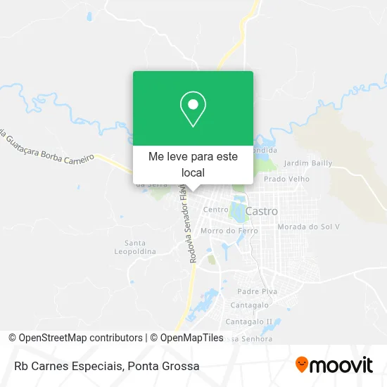 Rb Carnes Especiais mapa