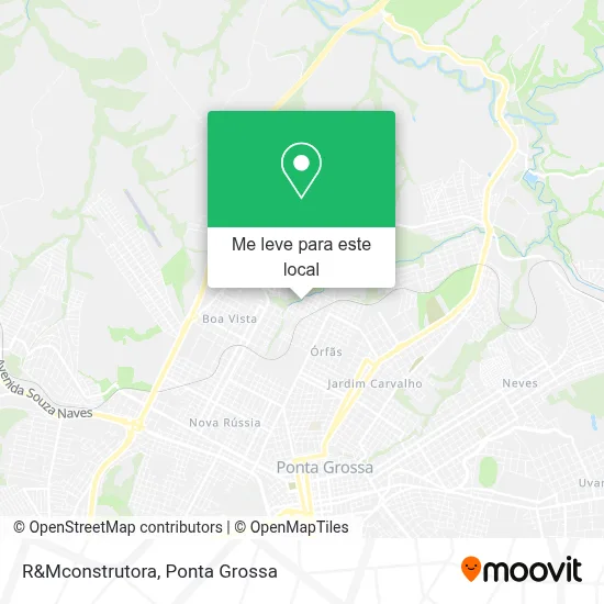 R&Mconstrutora mapa