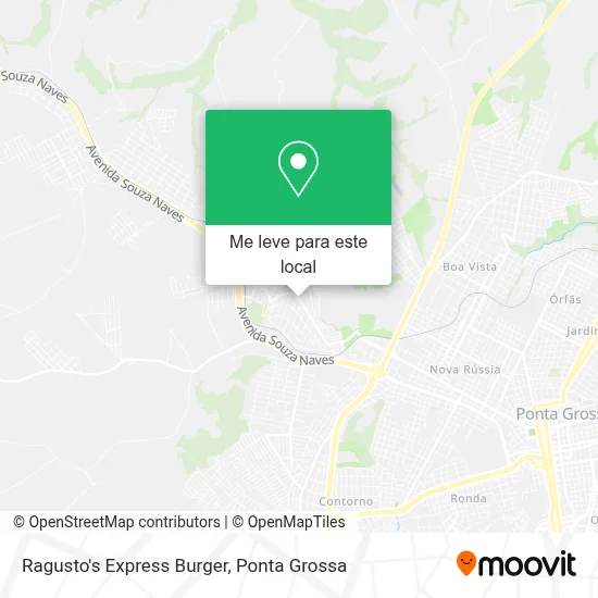 Ragusto's Express Burger mapa