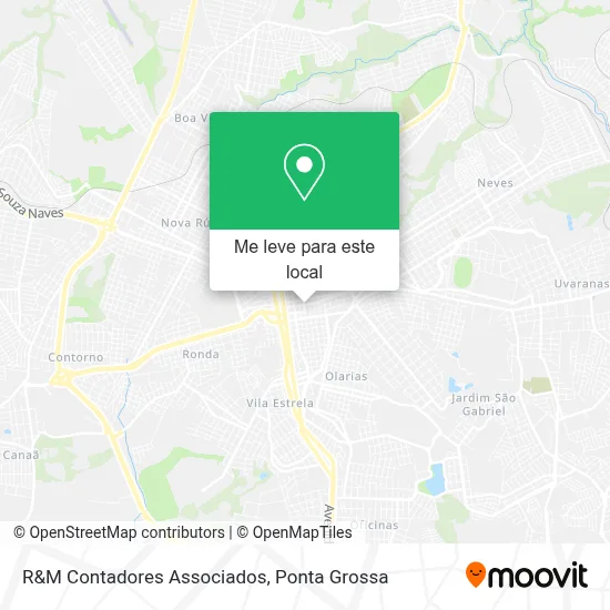 R&M Contadores Associados mapa