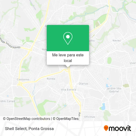 Shell Select mapa