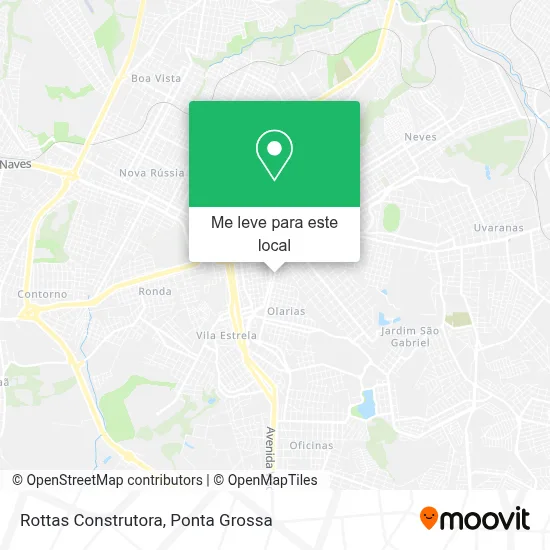 Rottas Construtora mapa