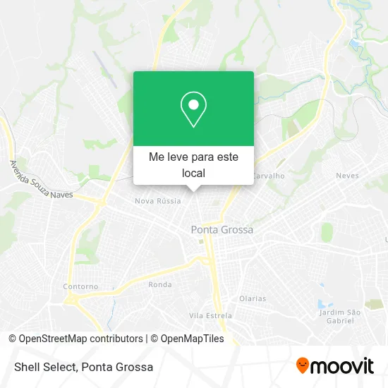 Shell Select mapa