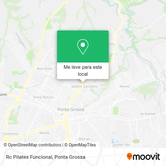 Rc Pilates Funcional mapa