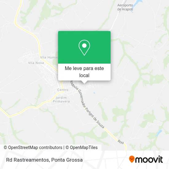 Rd Rastreamentos mapa