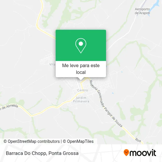 Barraca Do Chopp mapa