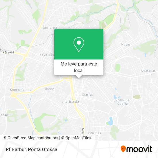 Rf Barbur mapa