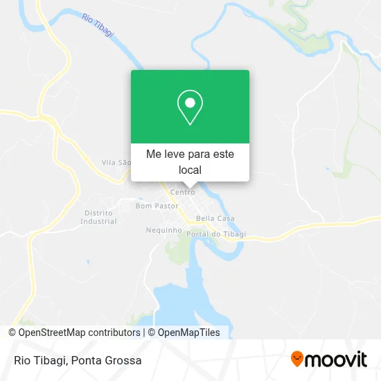 Rio Tibagi mapa