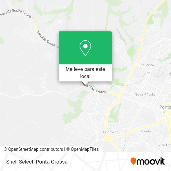 Shell Select mapa
