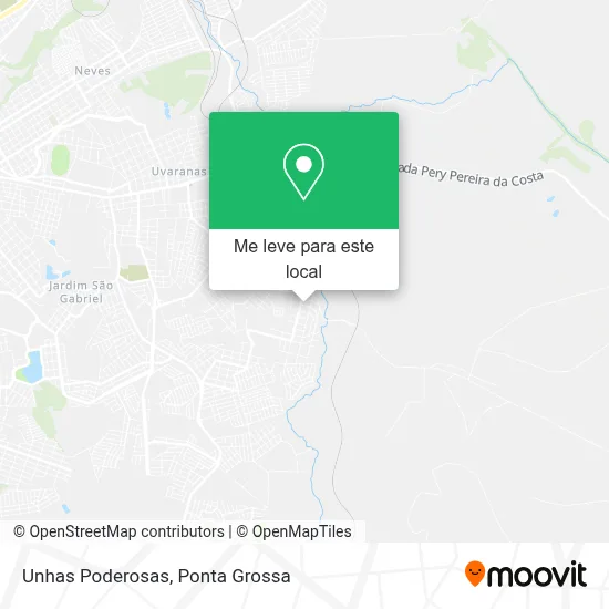 Unhas Poderosas mapa