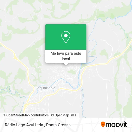 Rádio Lago Azul Ltda. mapa