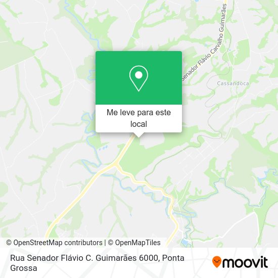 Rua Senador Flávio C. Guimarães 6000 mapa