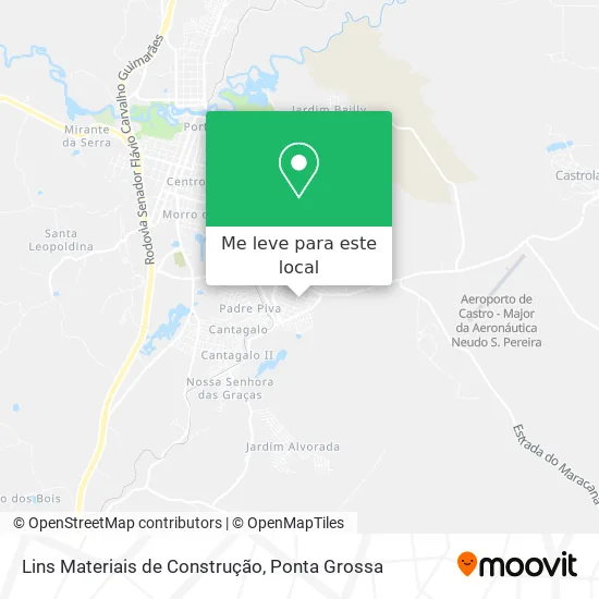 Lins Materiais de Construção mapa