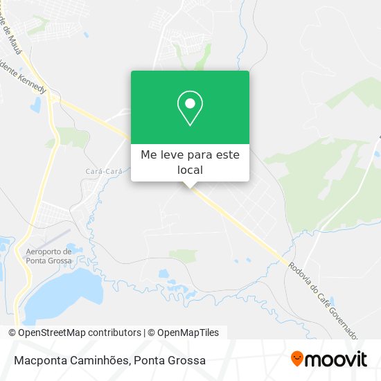 Macponta Caminhões mapa